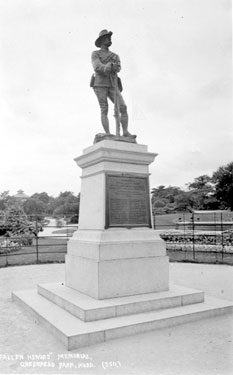 War Memorial, Greenhead Park, Huddersfield