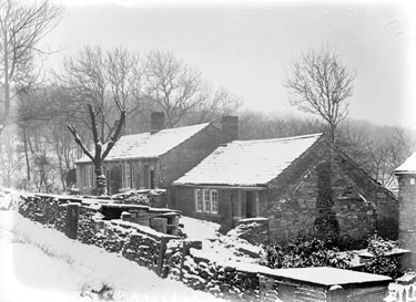 Dog Kennel Bank, Lowerhouses, in snow