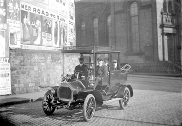 Car with passengers, Dewsbury