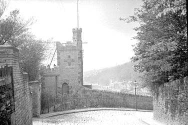 Tower above Brighouse Wood