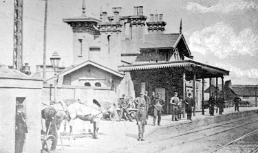 Brighouse Railway Station - copy of photograph