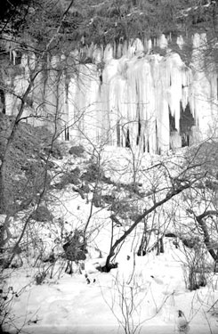 Waterfall, frozen