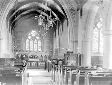 Ruston Church interior, North Yorkshire