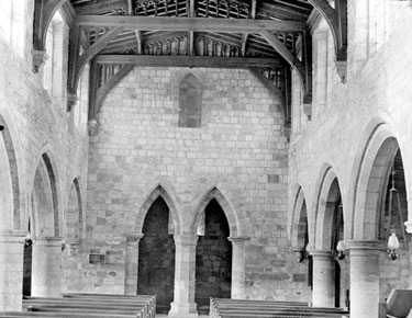 Riccal Church interior, North Yorkshire