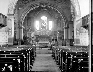Stainland Church interior, Halifax