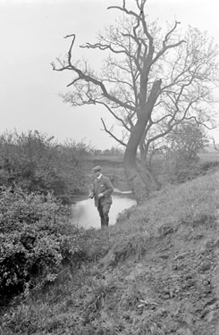 Man fishing, Cawthorne, Barnsley