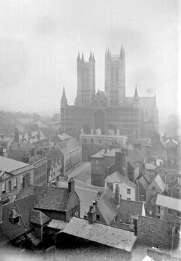 Lincoln Cathedral from Castle Tower