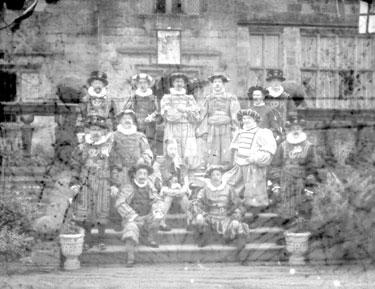 Group of men in costume