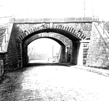 Clayton West Junction Railway Bridge, Copley Lane, Shelley