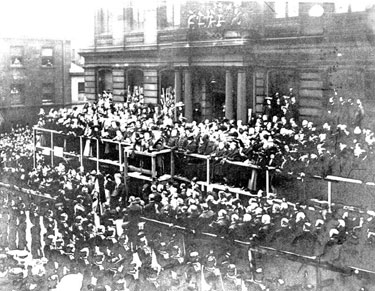 Proclamation of George V, Huddersfield Town Hall