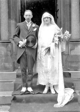 Wedding Couple, H Brooke and Beatrice Graham