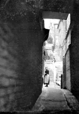 View of alleyway