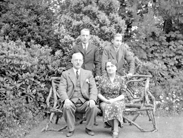 Mr and Mrs Howard with Frank and Herbert
