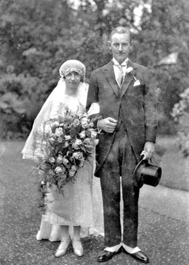 Arthur Littlebury/Margaret Hodgeson Wedding Couple