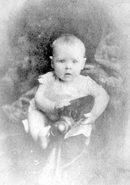 Portrait of baby, Guy Chadwick