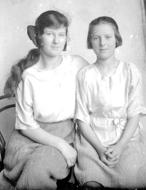 Portrait of Misses Frances and Betty Fearnside