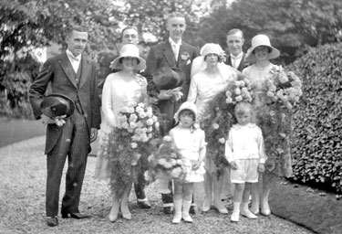 Ben Bentley and Gertrude Goodall Wedding Group