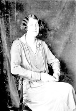 Portrait of Mrs W V Gledhill