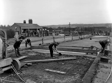 Road foundations, Cooper Bridge, Leeds Road, Huddersfield