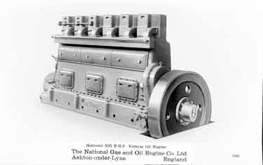 Thomas Broadbent & Sons Ltd: National 335 b.h.p. Vertical Oil Engine, The National Gas & Oil Engine Co Ltd, Ashton-under-Lyne, England