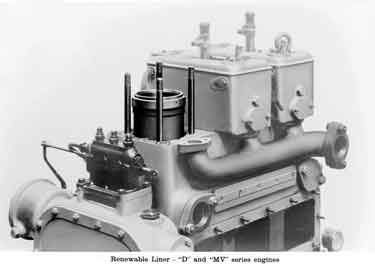 Thomas Broadbent & Sons Ltd: Renewable Liner - 'D' and 'MV' series engines