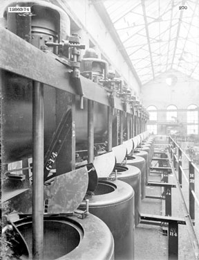 Thomas Broadbent & Sons: battery of sugar centrifuges
