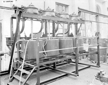 Thomas Broadbent & Sons: water-driven centrifuges for sugar refining