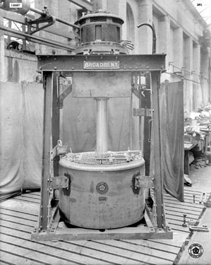 Thomas Broadbent & Sons: electrically-driven centrifuge probably for chemical industry