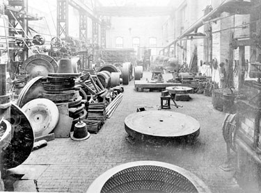 Thomas Broadbent & Sons: view of plating department