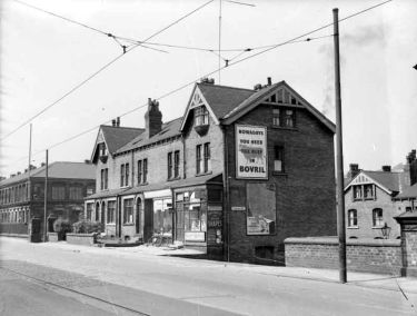 W. Naylor's shop on the corner of Cliffdale Road, Leeds