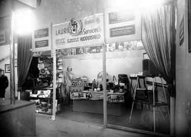 Lauries Film Services Exhibition Stand, 27 Queen Street, Huddersfield, exhibition stand display