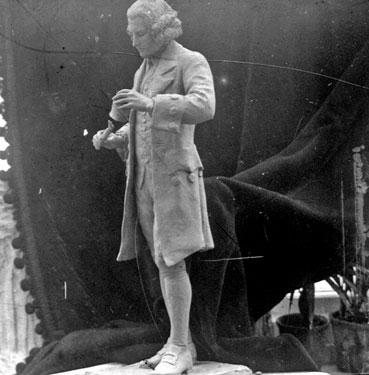 Dr Joseph Priestley, sketch model sculpture