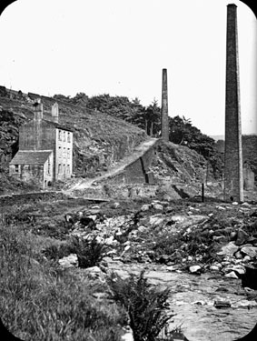 Old Digley chimneys, Huddersfield