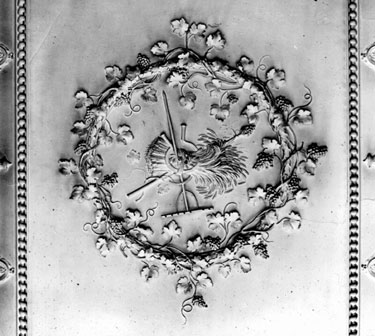 Whitley Beaumont, Adams Ceiling in the Drawing Room