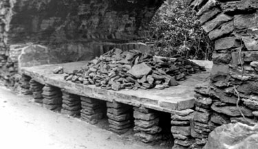 Hypocaust, Greenhead, from north west