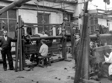 Woollen Manufacture, Healding Room