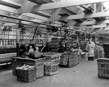 Woollen Manufacture, Spinning Rooms