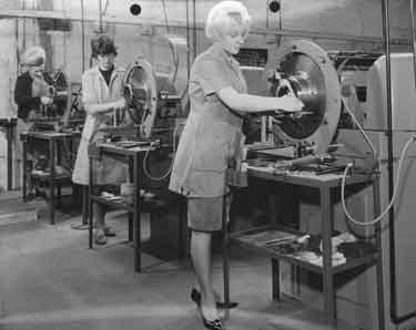 Brook Motors Limited: women stator winding, Barnsley factory