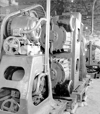 Brook Motors Limited:Protected type motors on de-airing machine in tile making plant.
