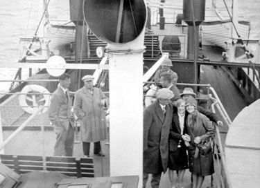 Group on a ship