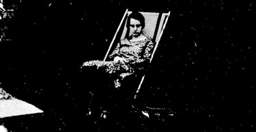 Woman in deckchair