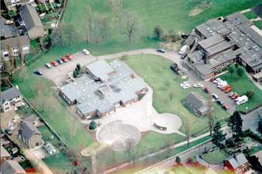 Aerial view of Ludgate School, Huddersfield