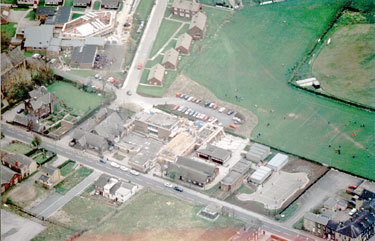 Aerial view of Staincliffe Junior School, Batley