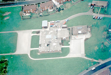 Aerial view of High Bank Nursery and Infants School, Liversedge
