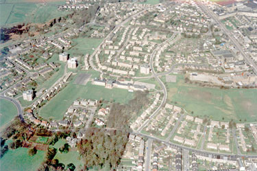 Aerial view of Reinwood Infants & Junior, Oakes