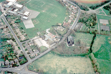 Aerial view of St John's Infants School, Dewsbury