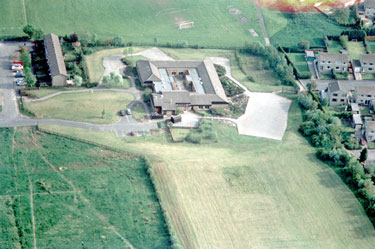 Aerial view of Beech Nursery, Infant & Junior School, Golcar