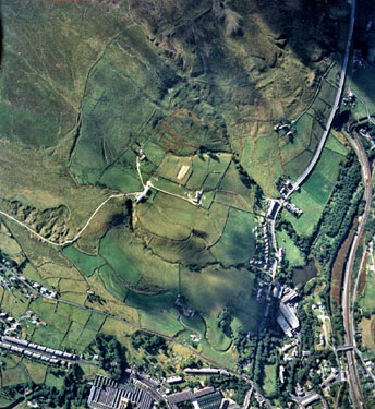 Aerial view of Tunnel End & Pule Hill, Marsden