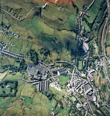 Aerial view of Tunnel End, Marsden