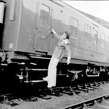 Terry Webster at Huddersfield Station
